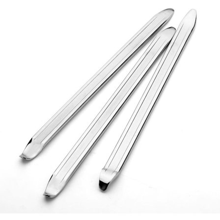 3 stk. dækjern, 30 cm manganstål dækjernsske dækafmonteringsværktøj reparationsværktøj til bilcykel motorcykel cykel dækskifte