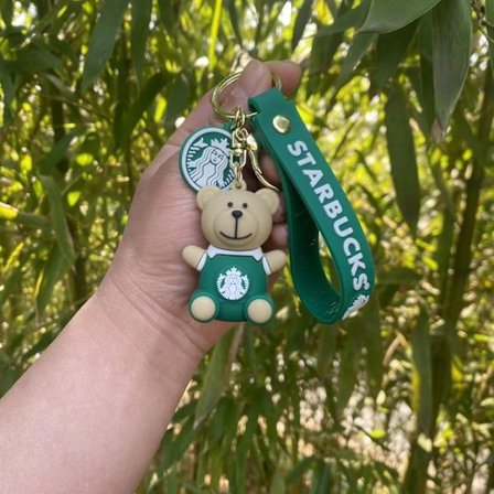 Mjölk te kopp björn serie limdocka nyckelring