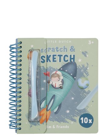 Little Dutch | Little Dutch - Skrabebog Jim & Friends | ONE SIZE 16 cm