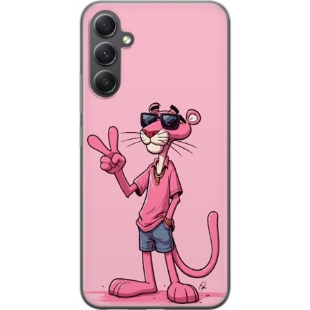 Kompatibelt Mobildeksel til Samsung Galaxy A16 5G Pink Panter Peace