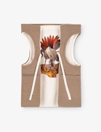 Nature Utility Vest Beige Marooms