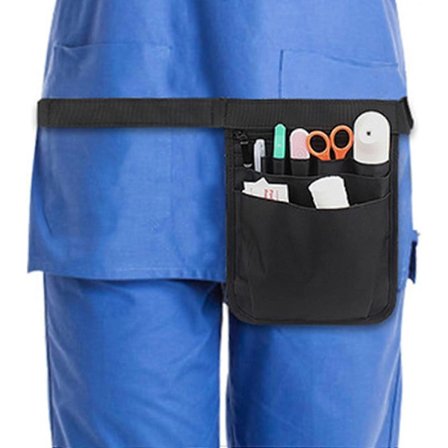 Sygeplejerske Bæltetaske, Sygepleje Taske med Lommer til Sundhedsudstyr, Sygeplejerske Sundhedsværktøjs Bæltetaske [DB]