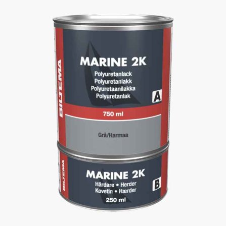 Biltema - Polyuretanlakk grå 0 75 liter
