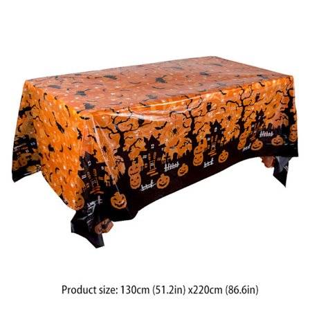 Halloween tema bordsduk bakgrund vägg täcker för halloween fest event dekoration