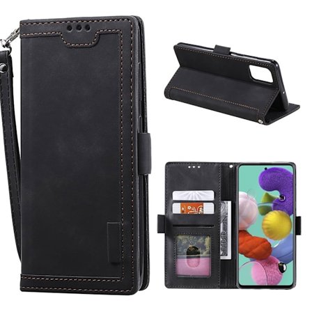 Surburbian Samsung Galaxy A51 flip etui - Sort