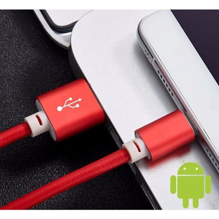 Type-C kabel i PU-läder