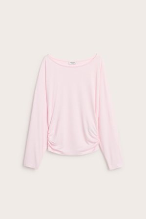 Kappahl | Langermet topp med sommerfuglermer | Lyserosa