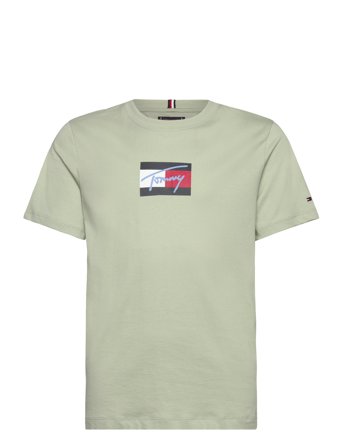 Tommy Hilfiger | Tommy Script Flag Print Tee Ss | 128