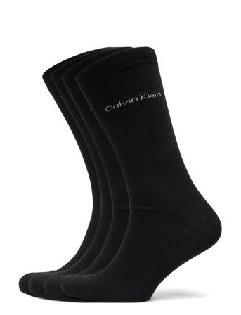 Ck Men Sock 4P Tin Giftbox Underwear Socks Regular Socks Svart Calvin Klein