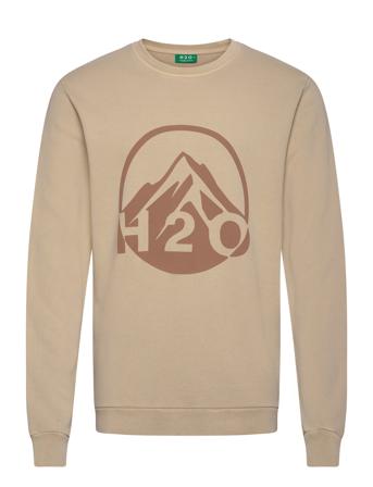 Lolland Sweat O'neck Tops Sweat-shirts & Hoodies Sweat-shirts Beige H2O