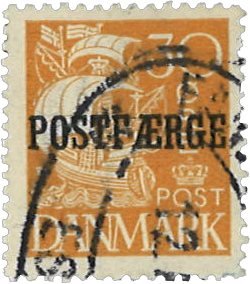 Danmark 1927 - Postfærgemærke AFA 11 - Stemplet