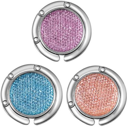 3 stk sammenleggbar veske krok - Sammenleggbar bordplate veske henger - Skrivebord