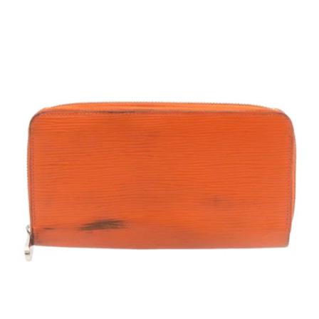 Louis Vuitton Vintage, Pre-owned Leather wallets Oranje, Dames, Maat:ONE Size
