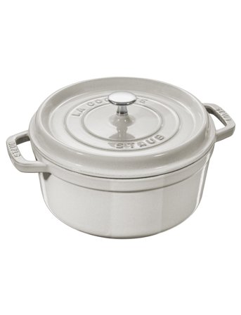 STAUB La Cocotte - Round Cast Iron - Cream - 3.8L