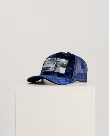 Calza Pennello Boss Kangaroo Velvet Navy A-frame Trucker Blå Caps Gutt - Kids Brand Store