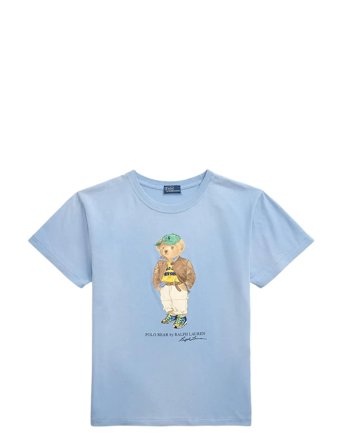 Polo Bear Cotton Jersey Tee Blue Polo Ralph Lauren