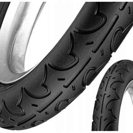 KENDA K909 Dæk 10x2.0 (54-152) til Barne- og Cykelvogne - Holdbart og Sikkert Vogn Dæk