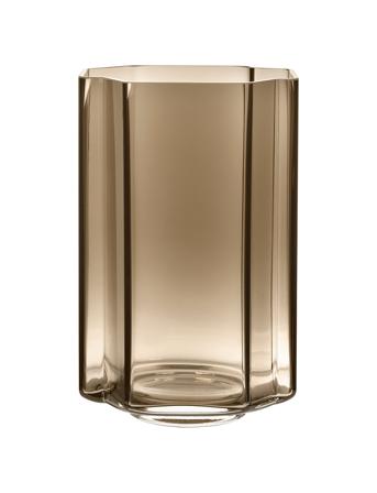 Funki Vase Asymmetric Home Decoration Vases Tulip Vases Brown LOUISE ROE