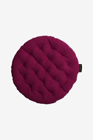 Linum - Sædehynde Pepper Ø 37 cm - Rød - Siddehynder & stolehynder - Fra Homeroom