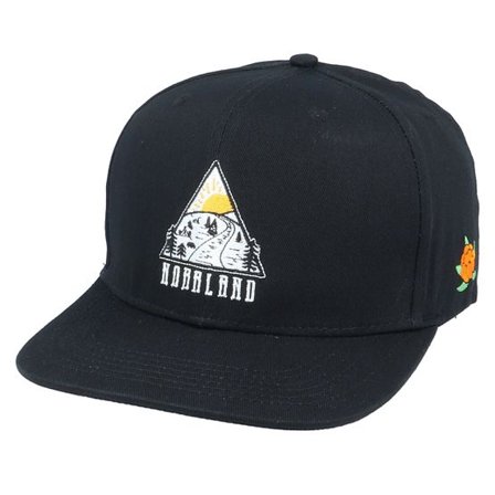 SQRTN - Svart snapback Keps - Triangle Black Snapback @ Hatstore