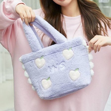 Fruit Plush Bag Håndveske LILLA