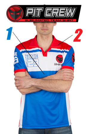 24MX PIT CREW Custom Motocross Top