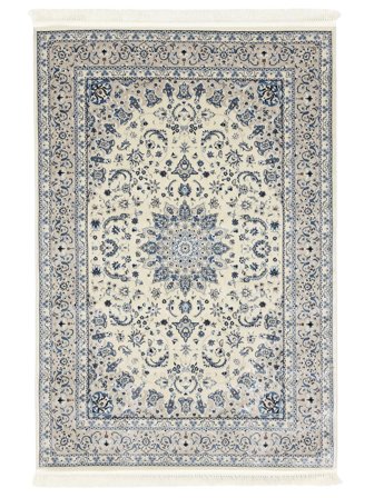 Medallion Small Nain Emilia Rug - Beige/Light Blue 140X200 Classic Style