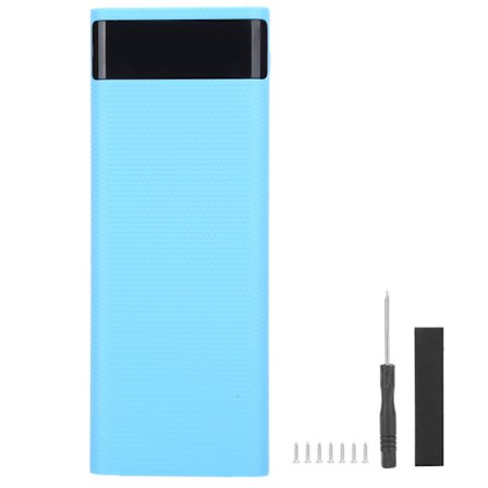 Bærbar Powerbank med 8 x 18650 Batterier Letvægts DIY