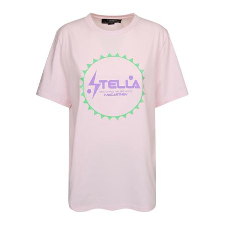 Stella Mccartney - T-shirts - Rosa - Dam - Storlek: M, Dam, Storlek: M