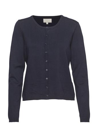 New Laura Cardigan Strikkegenser Cardigan Svart Minus