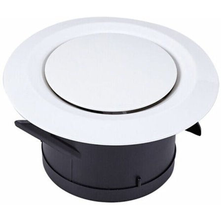 Luftavtrekk og tilluftsventil Ø100, SL.GT 3 leddede klør - Justerbar rund ventilasjonsrist i plast