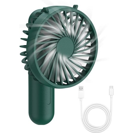 Uppladdningsbar handfläkt, portabel fläkt, skrivbordsfläkt, personlig portabel fläkt, hopfällbar fläkt USB-uppladdningsbar, portabel handfläkt, 3 