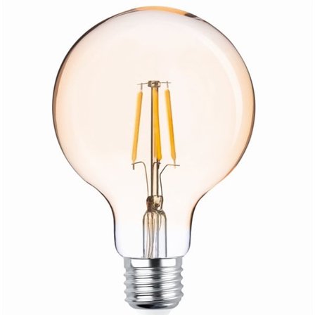 Forever LED-lampa E27 G95 4W 2200K 400lm Guld