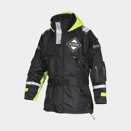 Veste de flottaison Fladen Fishing 850 Maxximus 50N, noir/jaune, Medium (70 - 90 kg)