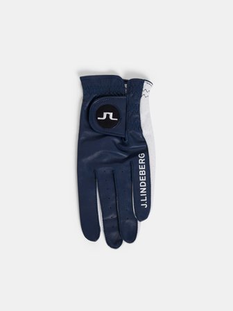 J.Lindeberg - Golf - Ron Leather Golf Glove A - Blue - Mann - M-L
