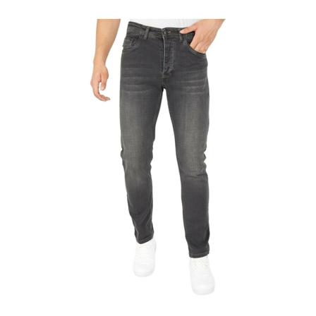True Rise - Jeans - Grå - Herr - Storlek: W34, Herr, Storlek: W34