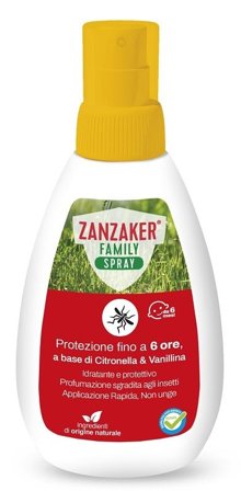 Zanzaker Family Spray Anti-Zanzare 6H 100ml