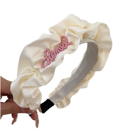 Oregelbundna Rufsade Hårband med Bred Kant