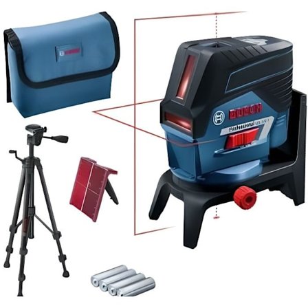 Kombinerad laser BOSCH PROFESSIONAL GCL 2-50 C + RM2 + BT 150 (AA) kartonglåda
