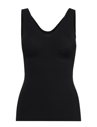 Top T-shirts & Tops Sleeveless Svart Schiesser