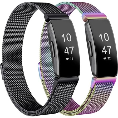 Metalbånd til Fitbit Inspire 2 & Fitbit Inspire HR & Inspi,ZQKLA