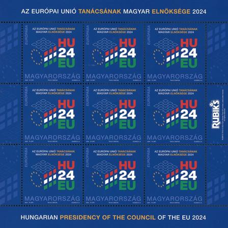 Ungarn - EU-formandskab - Postfrisk ark