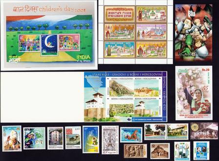 Kultur og historie - 22 forskellige frimærker - Postfrisk