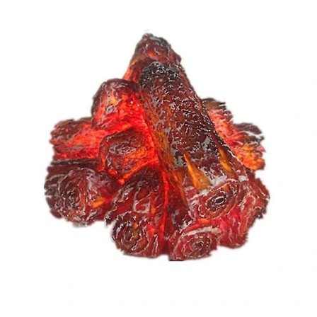 1 st Brinnande Kol LED-lampa Konstgjord LED-öppen spis Realistisk Ved Glödande Brinnande Låga Flamlös Öppen Spis Ljus För Hem Inomhus Vardagsrum