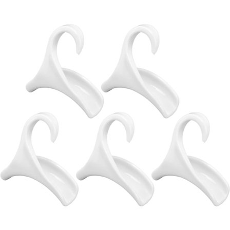 (Valkoinen) 5 kpl Lompakon Ripustuskoukut, Ripustava Lompakon Järjestäjä Clo,ZQKLA