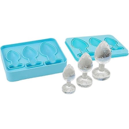 Prank Butt Plug Formade Isbitar Brickor, Silikonform För DIY Tårta Choklad Godis (FMY)