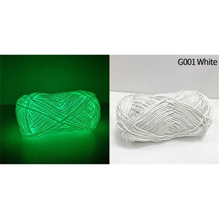 Luminous Chunky Garn Gløder i Mørket G001
