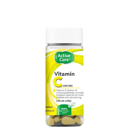 Active Care Vitamin C 500 mg 90 tabletter