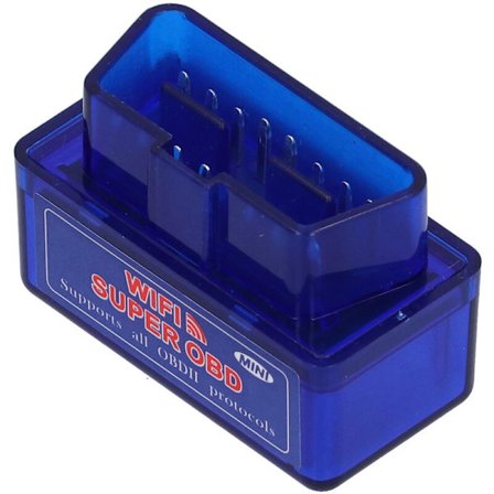 för ELM327 12V OBD2 Scanner Mini WIFI Bil Detektor Diagnostisk Adapter för Android (Blå)