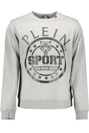 Plein Sport Felpa Senza Zip Uomo Grigio